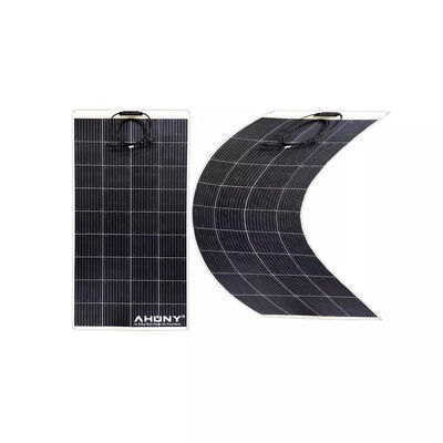 سعر جيد 150w 160w ألواح شمسية قابلة للتلاعب سقف نصف مرن شنجات خارج الشبكة نظام الطاقة الشمسية لRv معسكر مولدات محمولة شاحنات السياج الانترنت