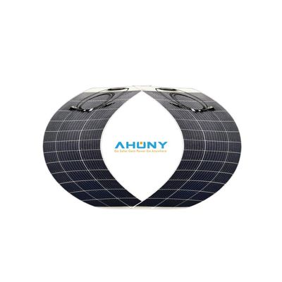 سعر جيد مضاد للماء أبيض متين 100w 12V 18v مجموعة ألواح شمسية مرنة وحدة Pv ذات ثنية واحدة نظام خارج الشبكة لمساكن قوارب RV الانترنت