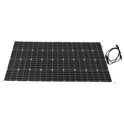 سعر جيد نصف مرنة 110W 12V شاحن لوحات شمسية أحادية خارج الشبكة الانترنت