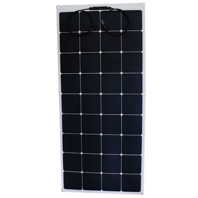 سعر جيد 130w لوحة شمسية قابلة للتلاعب طاقة شمسية مرنة لوحات شمسية للقارب RV 125x125mm الخلية الانترنت