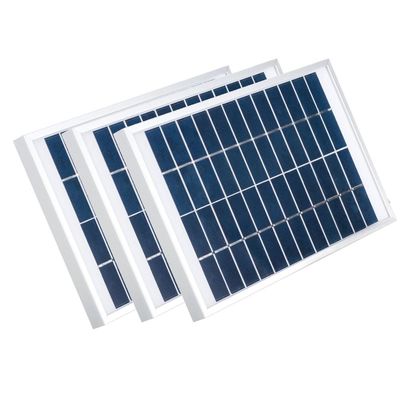 سعر جيد لوحة شمسية زجاجية صغيرة 5w 12v خلايا شمسية متعدد البلورات للضوء الانترنت