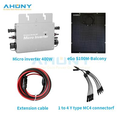 سعر جيد على خارج الشبكة الميكرو عاكس نظام الطاقة الشمسية الطاقة 400w 600w 800W للمنزل الشرفة الانترنت
