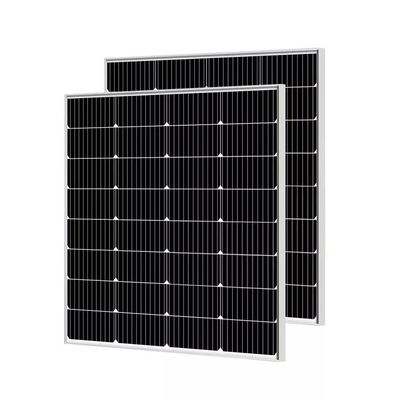 سعر جيد وحدات الطاقة الكهروضوئية أحادية الوجه 100W وحدات الطاقة الكهروضوئية أحادية الخلية النصفية للنظام المنزلي الانترنت
