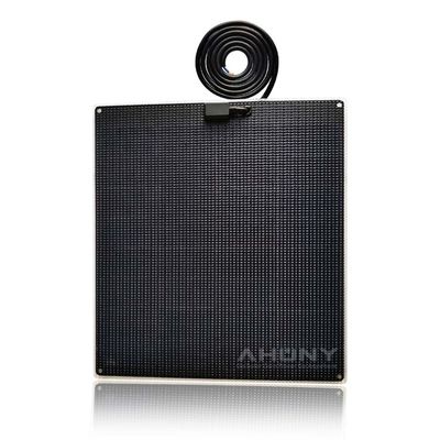 الطاقة الشمسية قابلة للمشي 80w نصف مرنة الطاقة الشمسية خارج الشبكة الأسود الاتصال الطاقة الشمسية