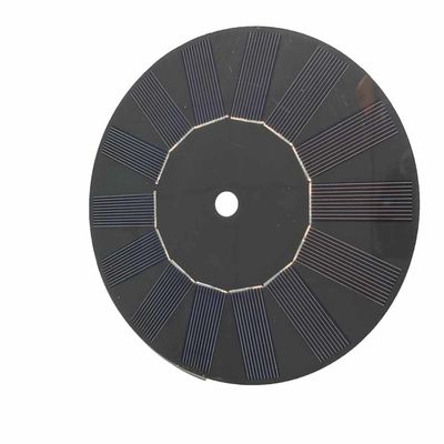 سعر جيد 2.1w 350mA 6V دائرية الطاقة الشمسية المخصصة لوحة الطاقة الشمسية السوداء من الألياف الزجاجية الانترنت