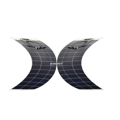 سعر جيد 100w HJT خلية الطاقة الشمسية الطاقة الشمسية نصف مرنة خارج الشبكة للسيارات المتنقلة القوارب المعسكرات الانترنت