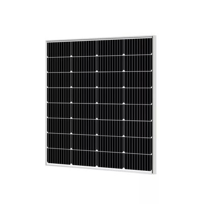 100W كفاءة الزجاج وحدات الطاقة الشمسية الخلية الشمسية الموحدة قوية 20 فولت للضوء LED