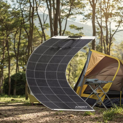 أحادي البلورية خفيفة الوزن مرنة ETFE ألواح شمسية ألواح شمسية ألواح ضوئية مرنة180w مقاومة للمياه CE ROHS